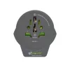 q2power 1.100110-TH utazóadapter, World to Europe USB, USB 5V 2.4A, max. 16 A, 250 V - 4000 W teljesítmény