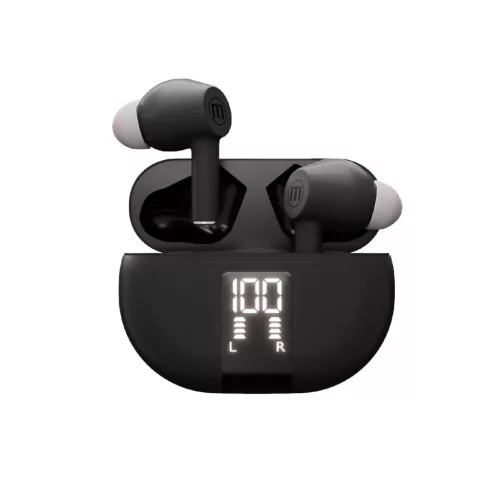 Maxell 348596 MAXPODS vezeték nélküli fülhallgató, aktív zajszűrés, TWS, Bluetooth, ENC, mikrofon