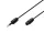 Home 51225 Toslink-Mini Toslink csatlakozókábel, optikai kábel, 2 méter