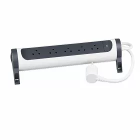   Legrand 694542 Elosztósor Premium 5x2P+F forgatható, 5 m vezetékkel, fehér