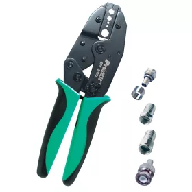   Pro'skit 6PK-230PA préselő fogó, 230 mm, 5 féle mérethez, racsnis áttétel, 6 féle nyomaték