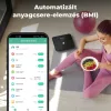 AENO ABS0002S BS2S testmérleg, 180 kg-ig terhelhető, SMART funkciók, profilok, BMI index elemzés, színes kijelző