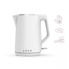   AENO AEK0002 EK2 vízforraló, 2200 W, 1.5 liter kapacitás, dupla falú, LED kijelzés, fehér