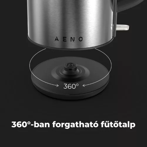 AENO AEK0003 EK3 elektromos vízforraló, max. 2200 W, 1,7 literes tartály, LED állapotjelző, rozsdamentes acél