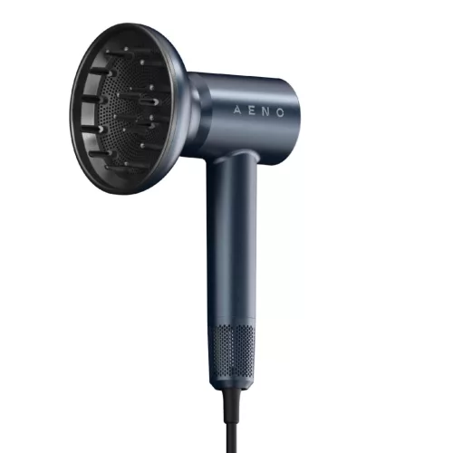 AENO AHD0003 HD3 hajszárító, 1500 W, 5 fűtési fokozat, ionizátor, kefe nélküli motor, LED kijelző, 570 gramm