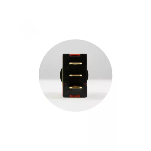 Home AK 01 világítós billenőkapcsoló, 1 áramkör - 2 állás, 12 V, piros