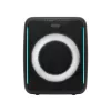 SAL BTCUBE hordozható Boombox, vezeték nélküli hangszóró, 70 watt, 3 hangszóró, Bluetooth TWS, IPX4, beépített akkumulátor
