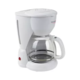   HAUSER C-915W kávéfőző, max. 1000 W, 12 csésze kapacitás, tartós filter, üvegkancsó, fehér színű