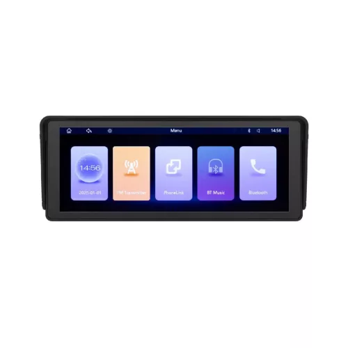 SAL CARPLAY10 multimédia központ, 10” IPS LCD érintőképernyő, CarPlay, Android Auto, USB/microSD csatlakozás, Bluetooth, WiFi, beépített hangszóró, FM modulátor, tolatókamera bemenet