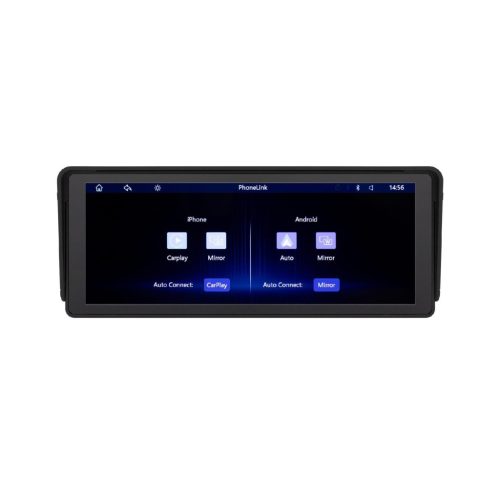 SAL CARPLAY10 multimédia központ, 10” IPS LCD érintőképernyő, CarPlay, Android Auto, USB/microSD csatlakozás, Bluetooth, WiFi, beépített hangszóró, FM modulátor, tolatókamera bemenet