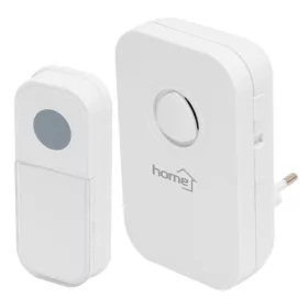   Home DB 1031AC vezeték nélküli csengő, 100m hatótáv, 3-fokozatú hangerő, 36 dallam, 8 párosítható nyomógomb, zavarvédett, 230V-os tápellátás