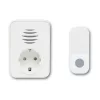 Home DBA1101AC vezeték nélküli csengő, elemes nyomógomb, max 110m hatótáv, 38 dallam, IP44 nyomógomb