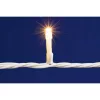 Home DLFJ 400/WW LED-es fényfüggöny, 10 m / 400 db melegfehér LED, állófényű, fehér vezeték, sorolható, kül- és beltéri kivitel
