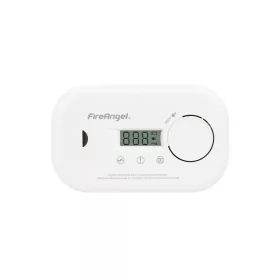   FireAngel FA6812-EU szén-monoxid vészjelző, cserélhető elem, 10 év várható üzemidő, LCD kijelző, fehér