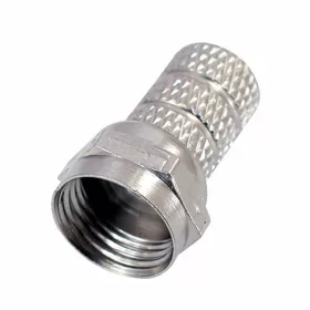   Home FF 21 F csatlakozódugó, fém, KH 3 kábelre tekerhető, egyenes kivitel