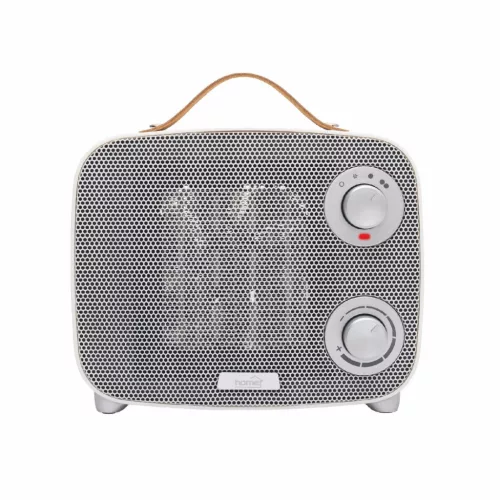 HOME FK58W hordozható PTC kerámia fűtőtest, max. 1500 W, termosztát, 2 fokozat, 3 üzemmód, fehér színű