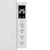 HOME FKIR450 hordozható/fali infrasugárzó fűtőtest, 450 W, Wifi, digitális termosztát, gyerekzár, LED kijelző, távirányító