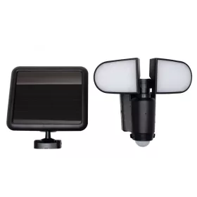   Home FLP 5 SOLAR, szolárpaneles LED reflektor, PIR mozgásérzékelő, 500 lm, forgatható reflektorok, 1500 mAh, ~60 perc üzemidő