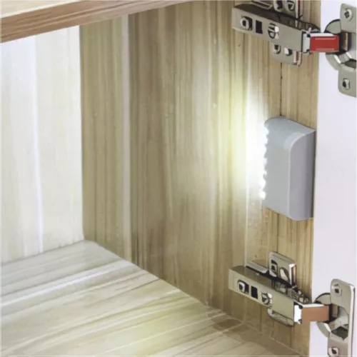 HOME GLS7 nyitásérzékelős bútorlámpa, 7db hidegfehér SMD LED, automatikus kapcsolás, közelítés érzékelő, elemes tápellátás