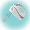 Home HG KM 18 kézi mixer, teljesítmény 250 W, 5 sebességfokozat, TURBO fokozat, habverő és dagasztó karok, fehér