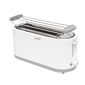  Home HG KP 42 4 szeletes kenyérpirító, 1400 W, cooltouch, 7 fokozat, zsemlemelegítő, fehér