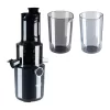 HOME HGSJ200 zöldség-gyümölcs lassú prés, 200 W, lassú fordulat, 800 ml-es tartály, vezetéktároló