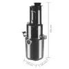 HOME HGSJ200 zöldség-gyümölcs lassú prés, 200 W, lassú fordulat, 800 ml-es tartály, vezetéktároló