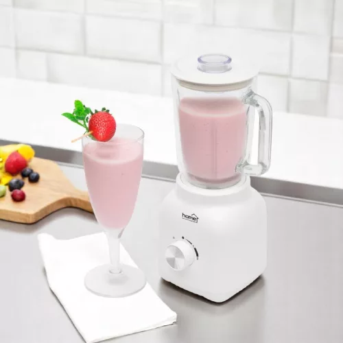 HOME HGTB15 turmixgép, 1,5L-es üvegtartály, 800 W, 2 fokozat