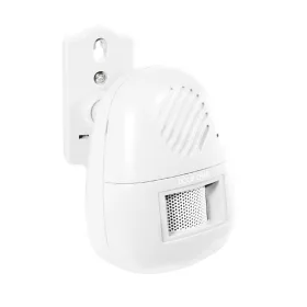  Home HS 11 belépésjelző fali tartóval, 120°-ban állítható, állítható hangerő, hálózati adapter csatlakoztatási lehetőség, elemes tápellátás