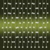 Home KAF 210LC LED-es fényfüggöny, 2x1 m / 210 db hidegfehér LED, fehér vezeték, állófényű, hálózati adapter, kül- és beltéri kivitel