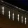 HOME KJL288 jégcsap fényfüzér, 3,5m hosszú, 288db hidegfehér SMD LED, 8db jégcsap/36db LED, hálózati adapter, kül- és beltéri kivitel