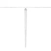 HOME KJL288 jégcsap fényfüzér, 3,5m hosszú, 288db hidegfehér SMD LED, 8db jégcsap/36db LED, hálózati adapter, kül- és beltéri kivitel