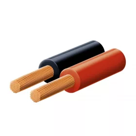   SAL KLS 1 hangszóróvezeték, piros-fekete, 2 x 1 mm2, 0,15 mm elemi szál, 100 m/ tekercs