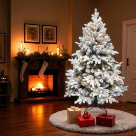   HOME KMF8LED210 havas műfenyő LED-ekkel, 210 cm, 350 db melegfehér LED, 3D+2D tűlevelek, fém talp, adapteres tápellátás, beltéri kivitel