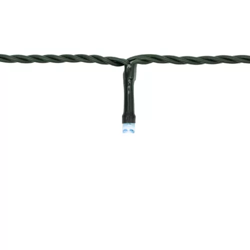 Home LED248WH LED fényfüzér, 240db hidegfehér LED, 23,9m hosszúságú, 8 program időzítővel, zöld vezeték, adapteres tápellátás, kül- és beltéri kivitel