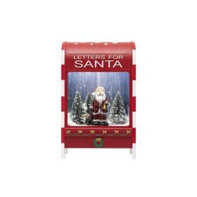   Home LFS400 zenélő, havazó postaláda, 4db hidegfehér SMD LED, műanyag, 8 karácsonyi dal, elemes tápellátás, beltéri kivitel