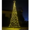HOME LKD480TREE LED-es fénypiramis, 3,2 m, 480db melegfehér LED, 8 program, időzítő, IP44, adapteres tápellátás, kül- és beltéri kivitel