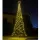 HOME LKD480TREE LED-es fénypiramis, 3,2 m, 480db melegfehér LED, 8 program, időzítő, IP44, adapteres tápellátás, kül- és beltéri kivitel