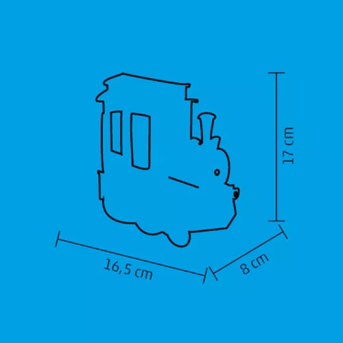 Home LTN 14 lámpás vízkeveréssel, csillámokkal, mozdony, LED, kapcsolható, 3 funkció, műanyag, beltéri