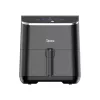 MIDEA MAD55005APKH Air Fryer, forrólevegős fritőz, 4.6 l kosár, 5.7 l üst, 1500 W, 60 p időzítő, 200 °C hőmérséklet, lecsatolható sütőkosár