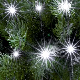   Home ML 30/WH micro LED-es fényfüzér, 2,9 m / 30 db hidegfehér micro LED, állófényű, kapcsolható és időzíthető, átlátszó vezeték, elemes, beltéri kivitel