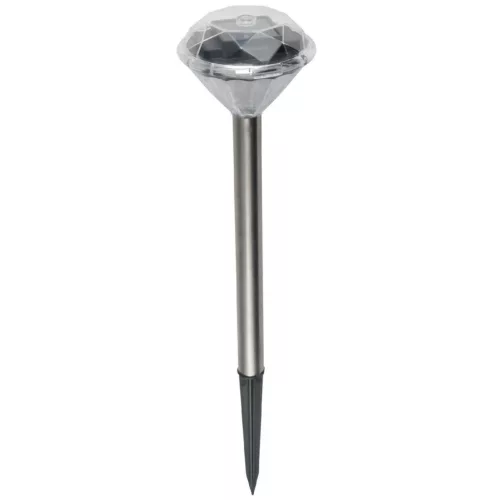 Home MX 802/4 napelemes kerti lámpa szett, 4 db, 1 db LED, fém és műanyag, automatikus, kristályszerű fej