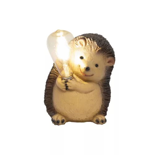 Home MX649S napelemes kerti lámpa, süni villanykörtével, 1 db melegfehér filament LED, 300 mAh akkumulátor, 899 g, műgyanta