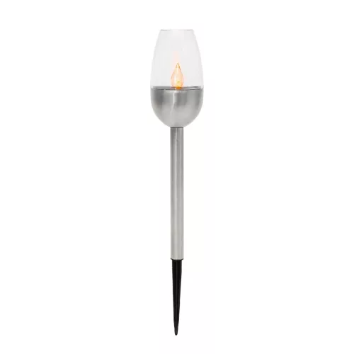 Home MX816 napelemes kerti lámpa, 12db-os display, műanyag, 1 db melegfehér LED, kültéri, beltéri