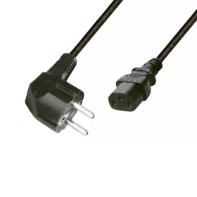   Home N 5 számítógépes hálózati csatlakozókábel, 2 m, H05VV-F 3G0,75 mm2 kábellel, védőérintkezős, max.1380W, fekete