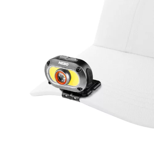NEBO NEB-HLP-0024-H MYCRO 550 fejlámpa, 550 lumen, 7 világítási mód, víz- és ütésálló (IPX4), akkumulátoros tápellátás