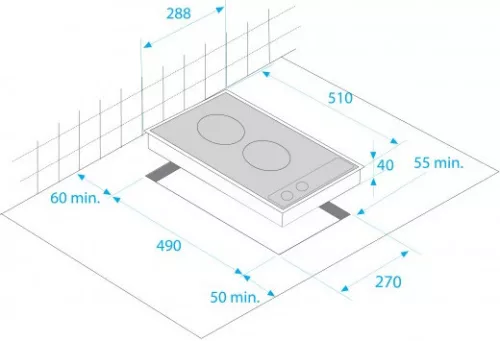 Beko HDCE32201X - Beépíthető elektromos főzőlap
