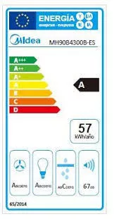 Midea MH90B4300B-PL - Kürtős páraelszívó