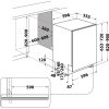 Bauknecht BCIO3T341PLET - Beépíthető Mosogatógép, 14 Teríték
