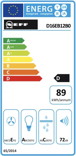 Neff D16EB12B0 - Páraelszívó